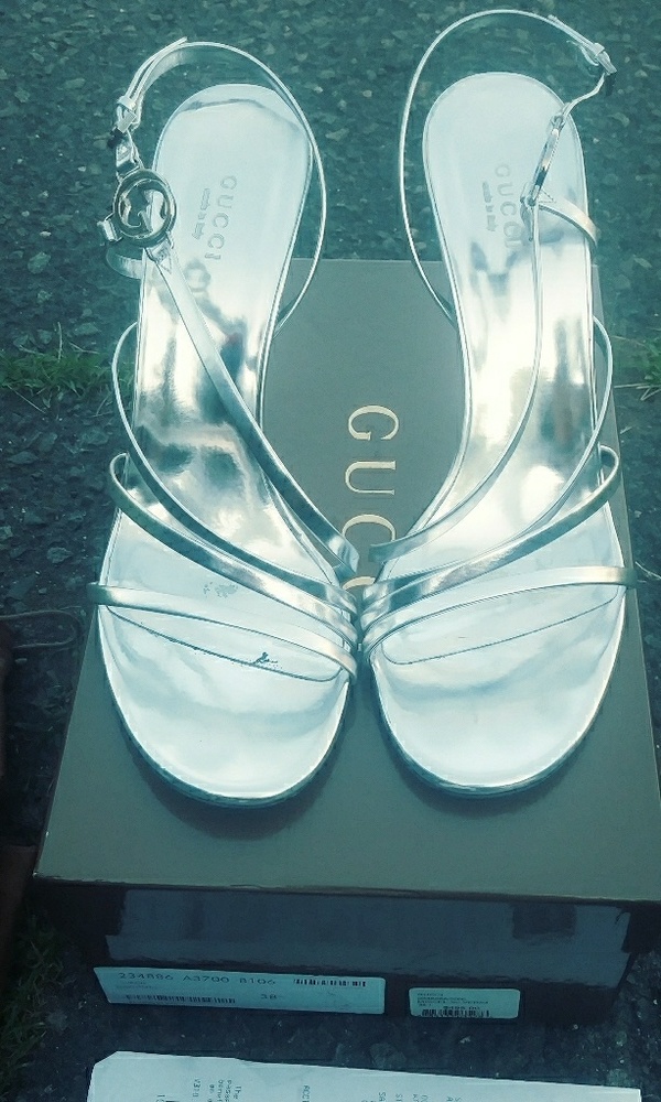 Gucci high heel shoes.